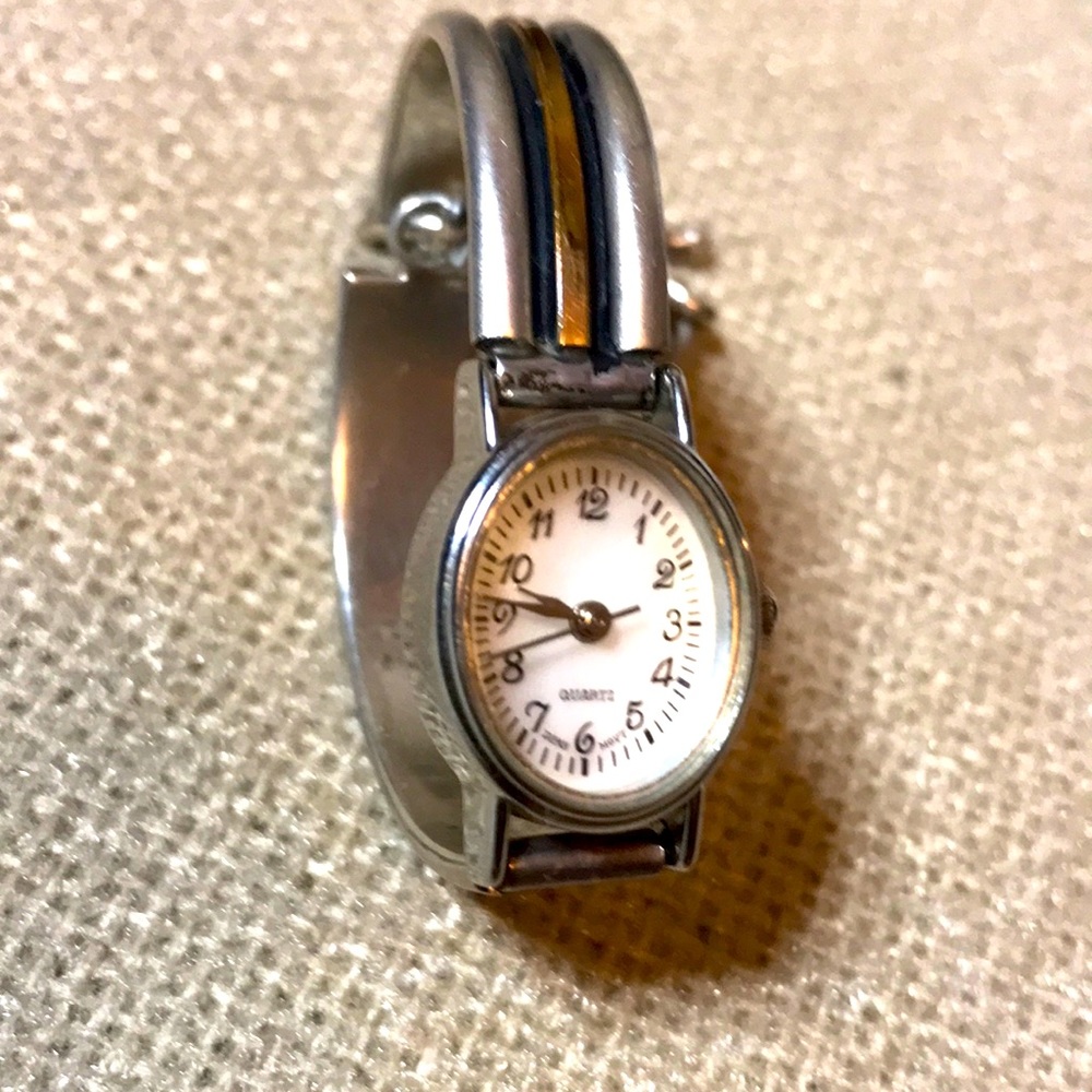 Sterling Silver 14k gold filled Quartz watch
